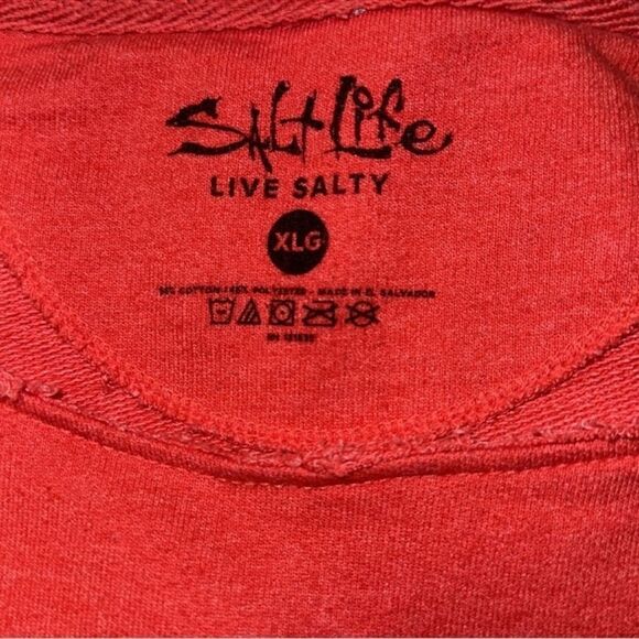 Salt Life XL Crew French Terry Cloth Interior Cotton Blend Pullover Sweatshirt - Picture 11 of 15